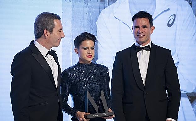 Alfredo Jiménez-Millas, María Pérez y David Gracia Fabre.