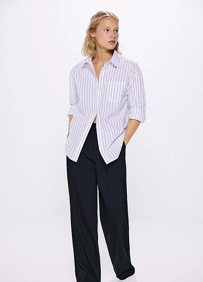 Imagen - Pantalones de pinzas en negro de Springfield.