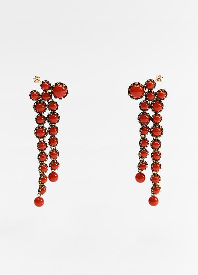 Imagen - Pendientes piedras resnas de Zara (15,95€)