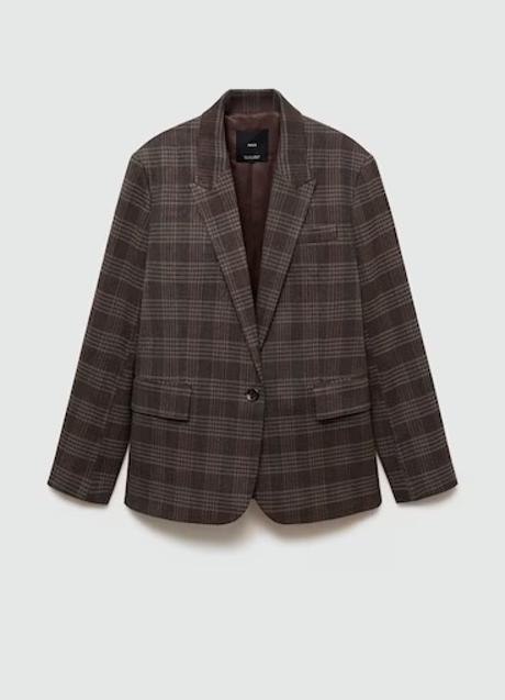 Imagen - Americana de cuadros de Mango (59,99 euros)