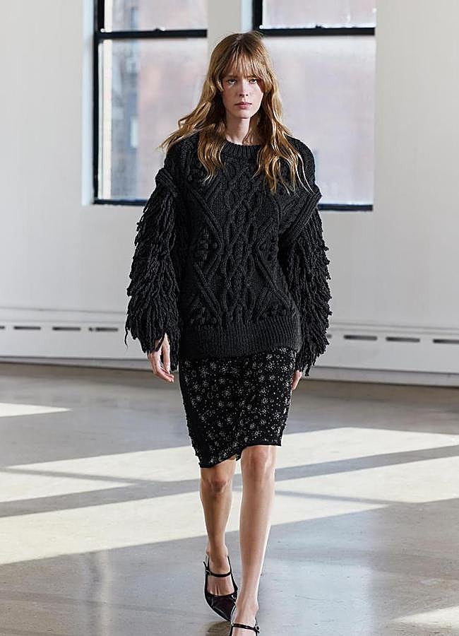 Imagen - Jersey de flecos de Zara.