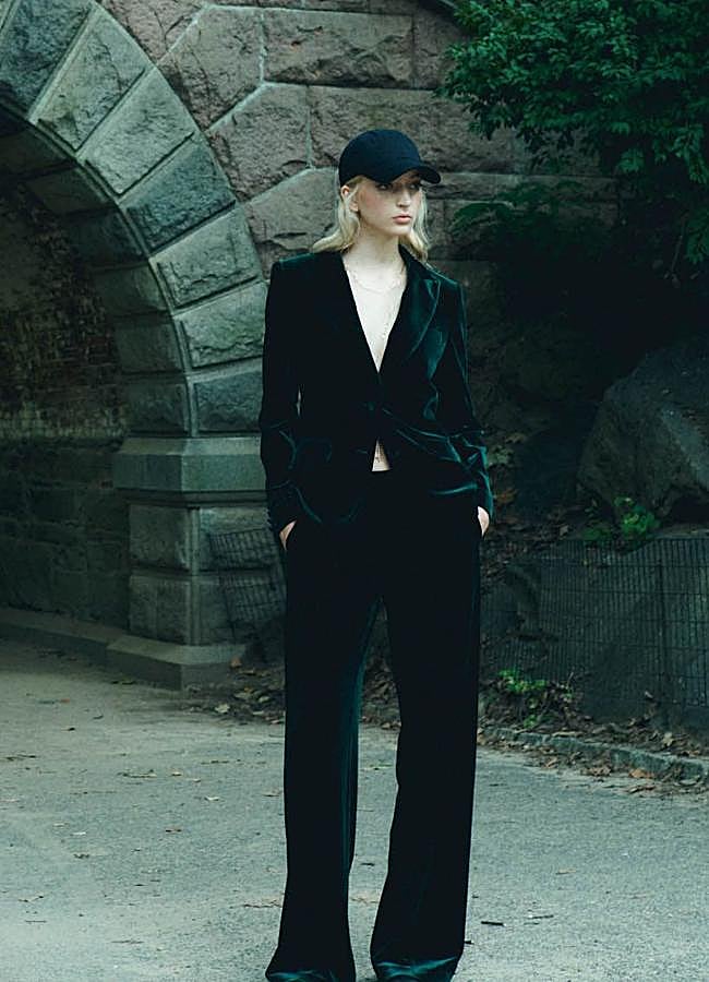 Imagen - Traje de terciopelo verde