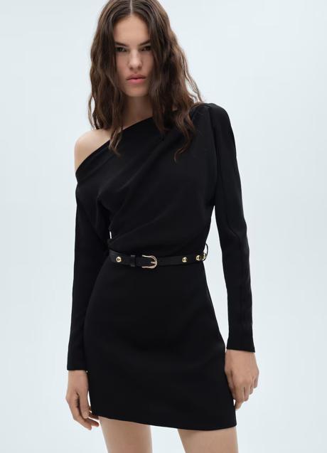 Imagen - Vestido negro de Mango (45,99 euros)