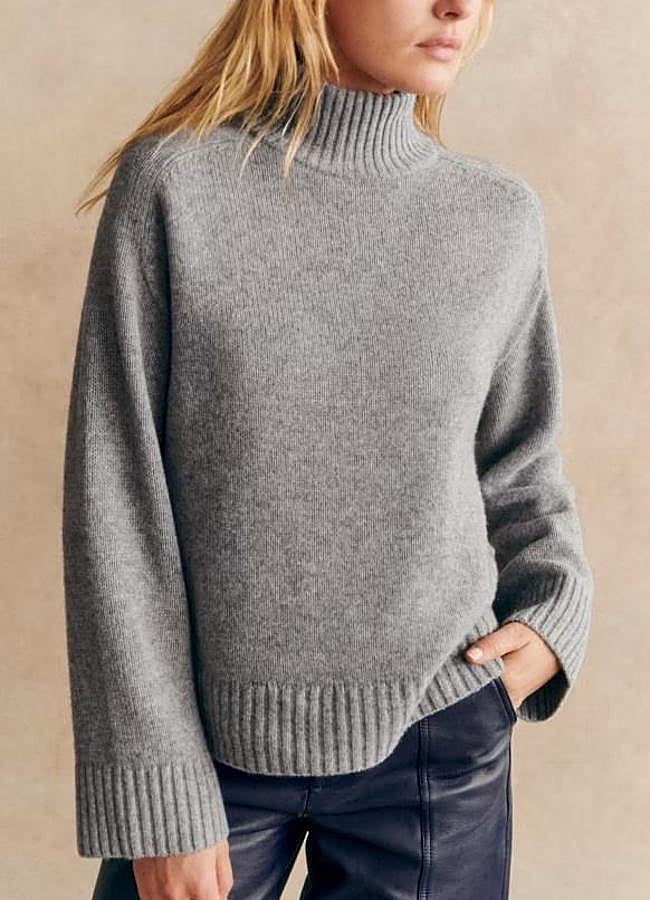 Imagen - Jersey oversize con cuello alto