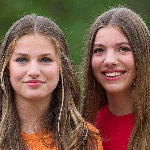 La infanta Sofía vino desde Gales para acompñar a su hermana la princesa. 