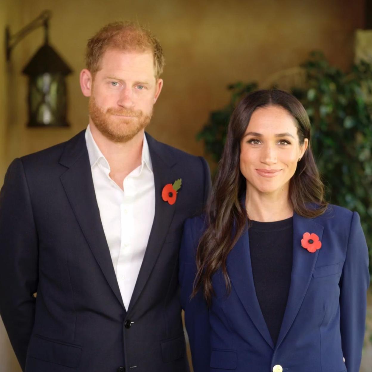 Harry y Meghan en su vídeo conjunto. 