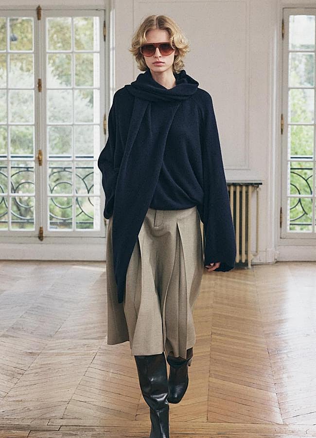 Imagen - Jersey envolvente con bufanda