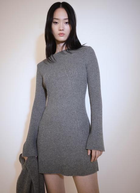 Imagen - Vestido gris de Mango (49,99 euros)