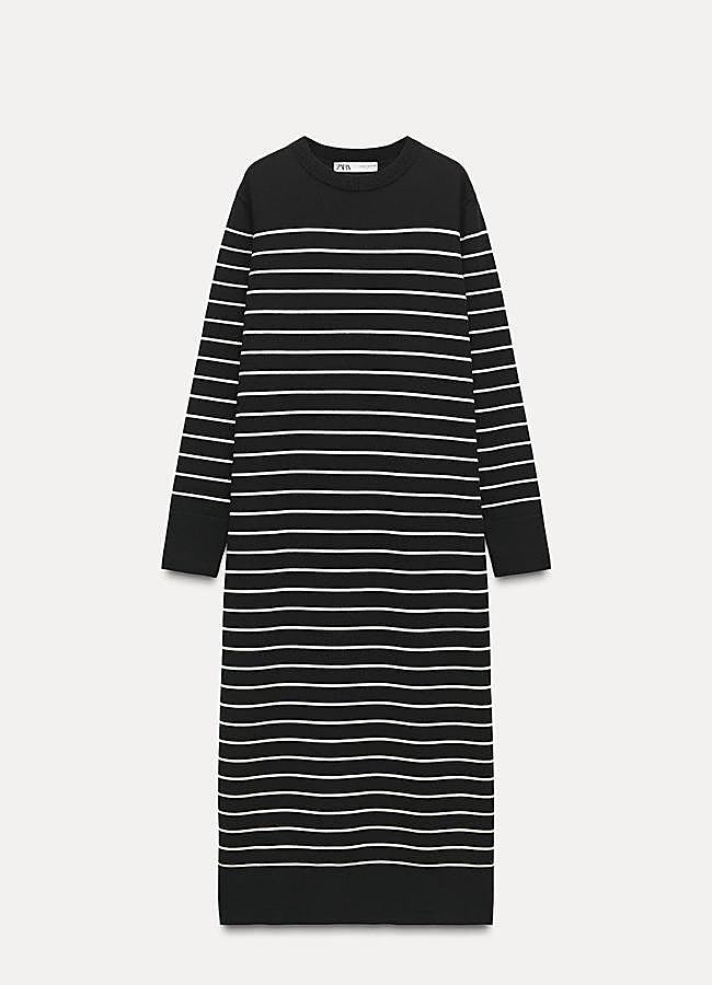 Imagen - Vestido con estampado de rayas de Zara.