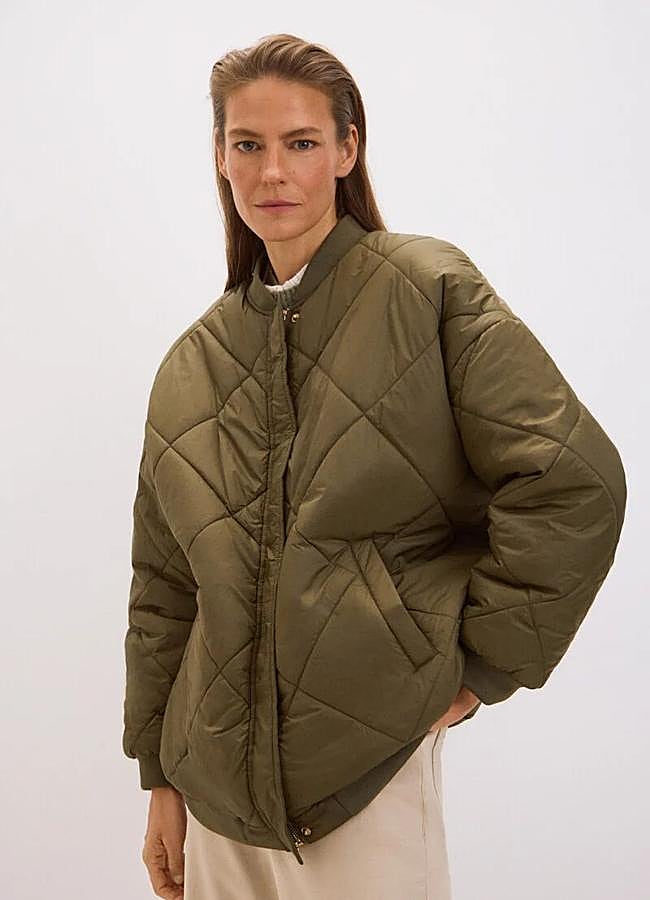 Imagen - Bomber acolchada khaki