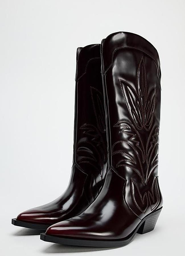 Imagen - Botas cowboy burdeos
