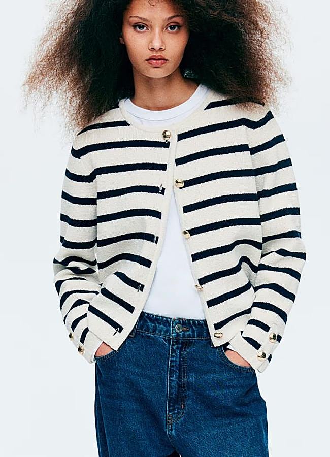 Imagen - Cárdigan de rayas clásico