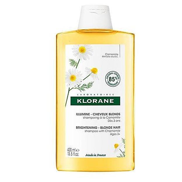 Champú de Camomila de Klorane. Precio: 13,99 euros