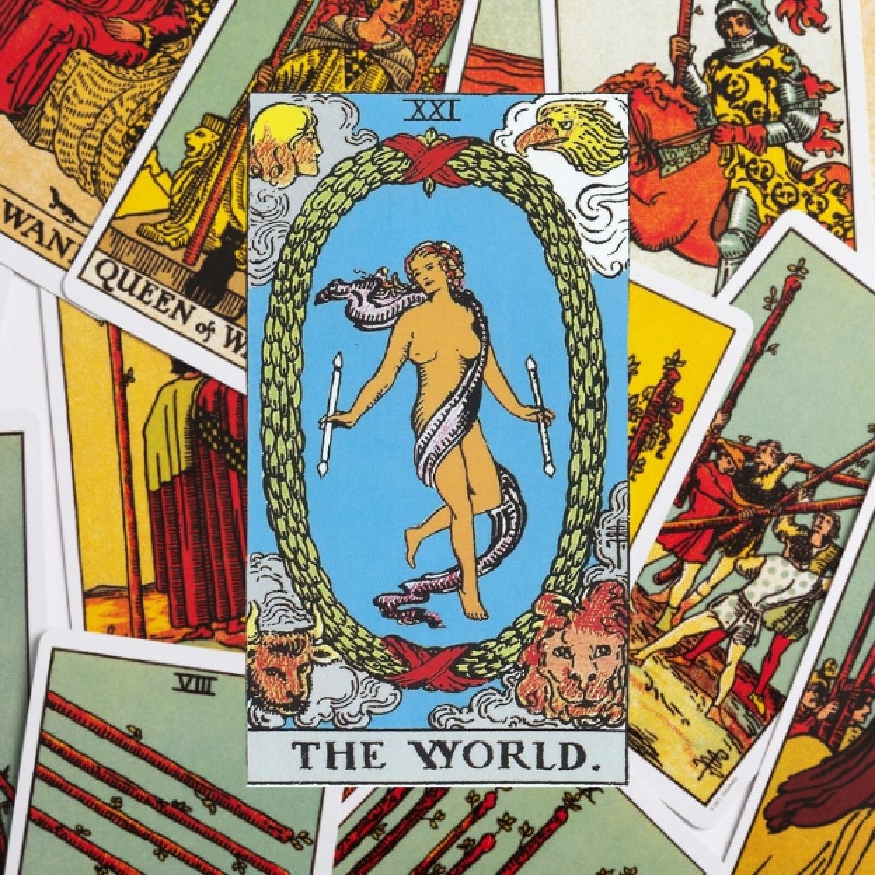 El Mundo, la carta XXI del Tarot. 