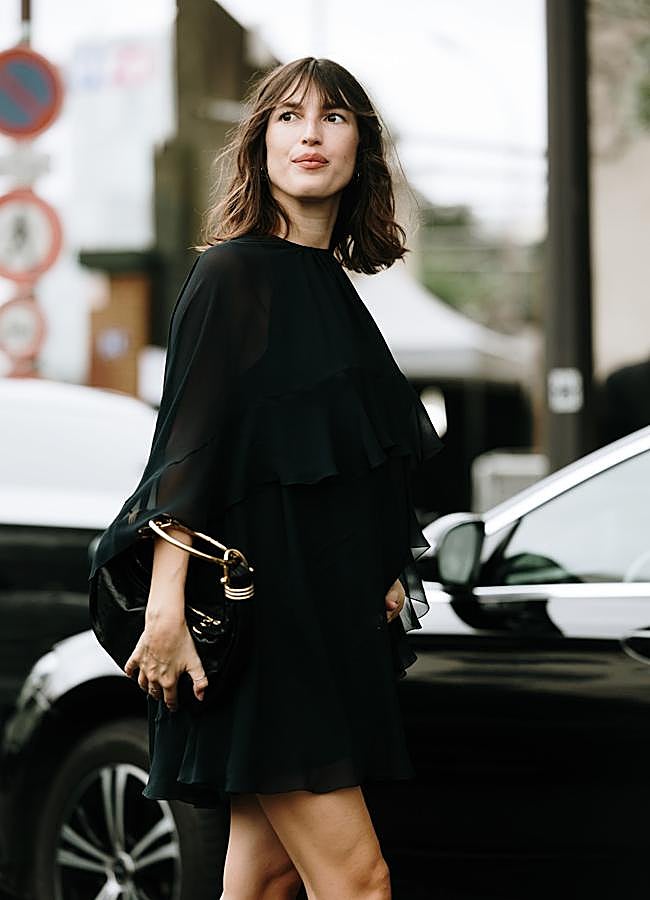 Imagen - Una influencer con flequillo francés. Foto: Launchmetrics spotlight.