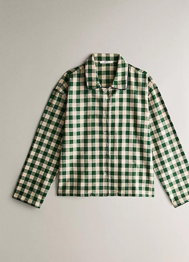 Imagen - Camisa con estampado de cuadros de Zara Home.