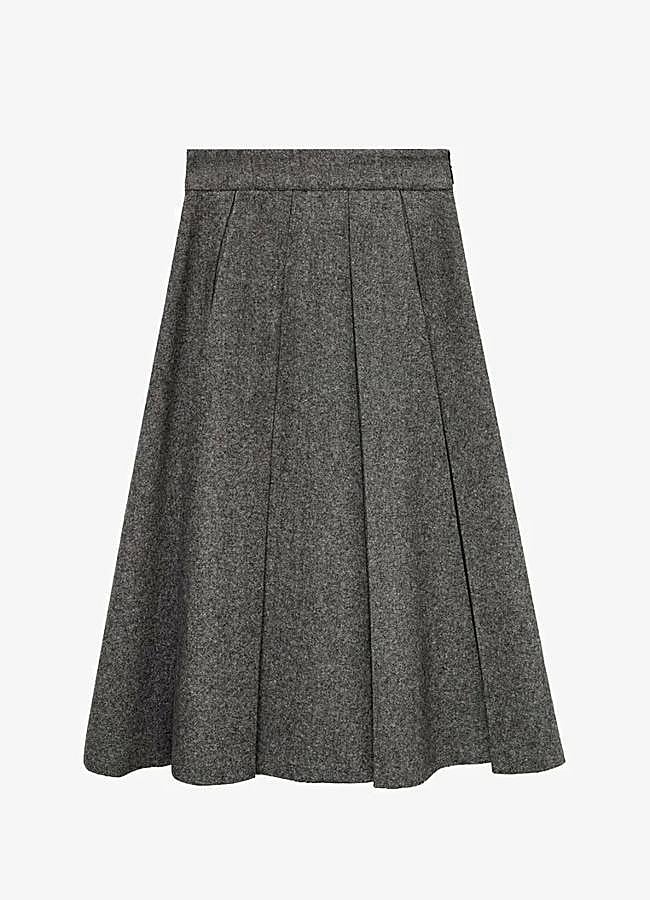 Imagen - Falda gris de Mango, 59,99 euros.