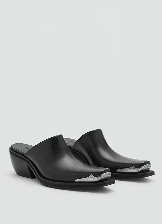 Imagen - Zuecos de tacón con punta metálica