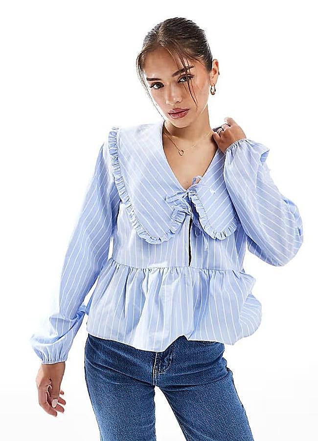 Imagen - Camisa de rayas romántica