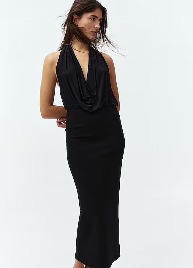 Imagen - Vestido midi con escote halter