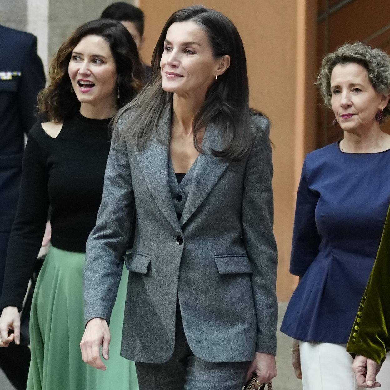 La reina Letizia acude a los Premios Asociación de la Prensa de Madrid de Periodismo 2023.