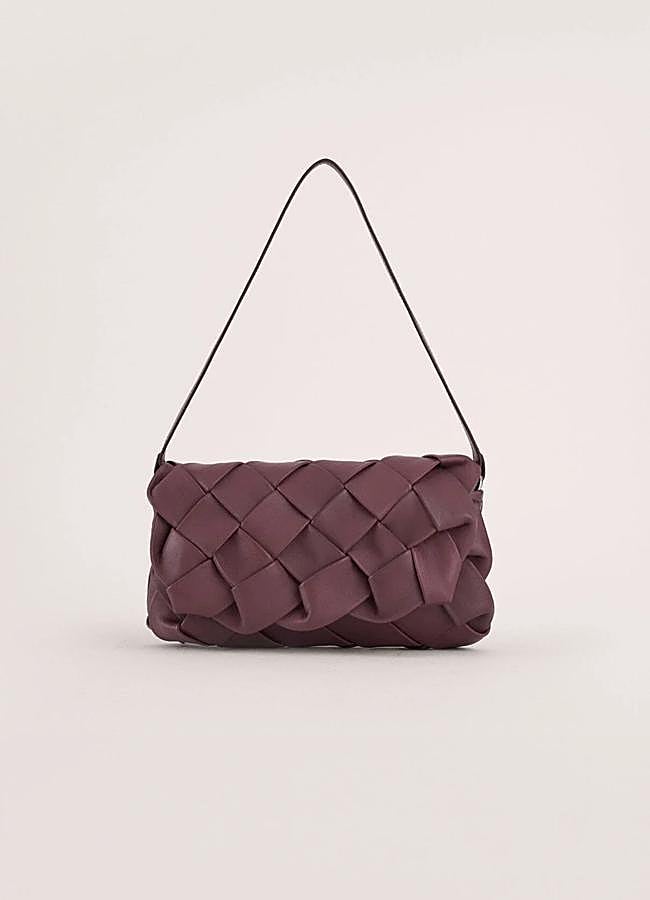 Imagen - Bolso trenzado en burdeos de Malababa.