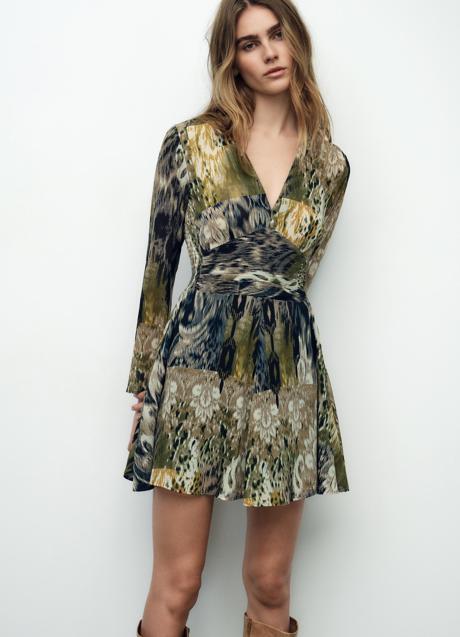 Imagen - Vestido estampado de Zara (29,99 euros)