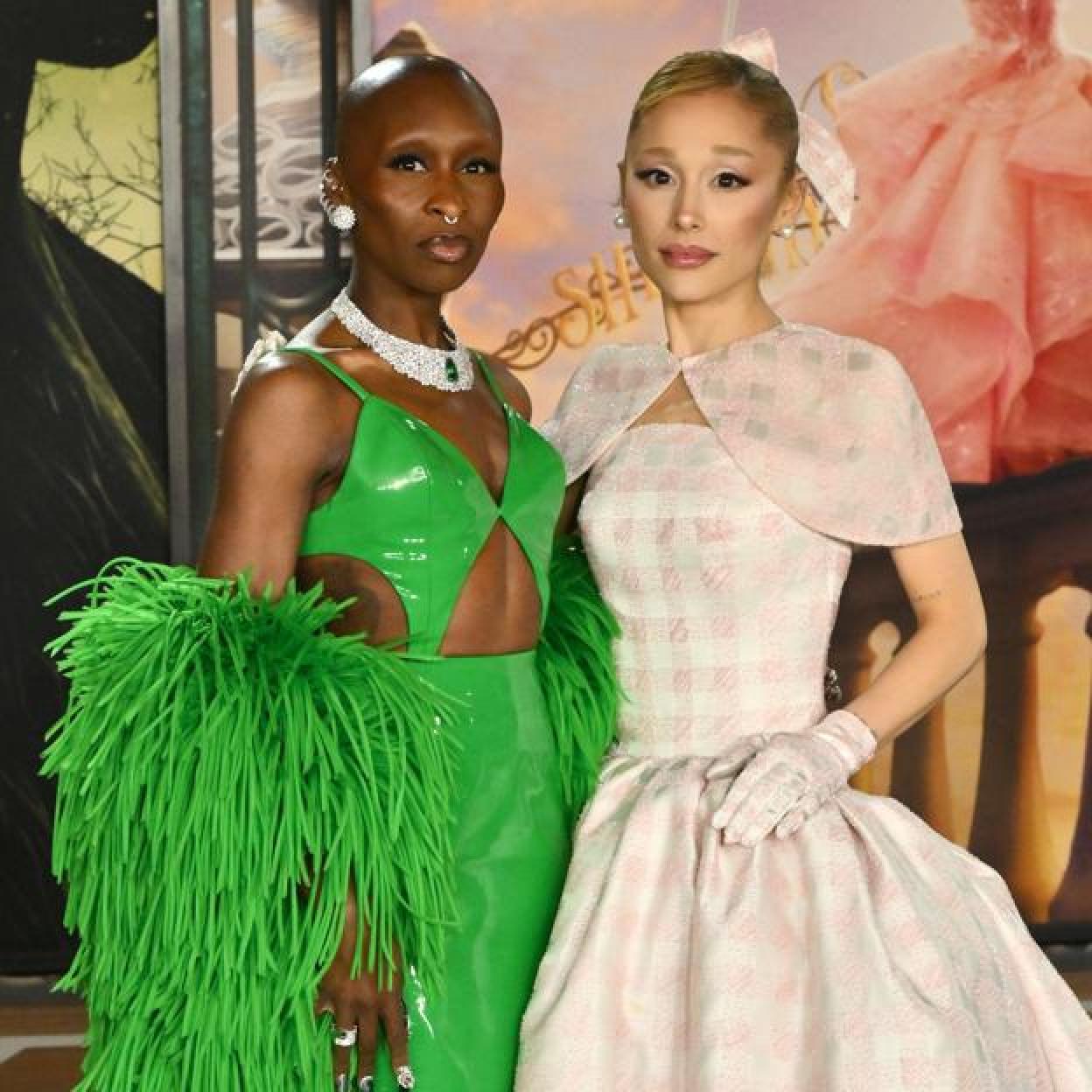 Cynthia Erivo y Ariana Grande en la premiere de 'Wicked'