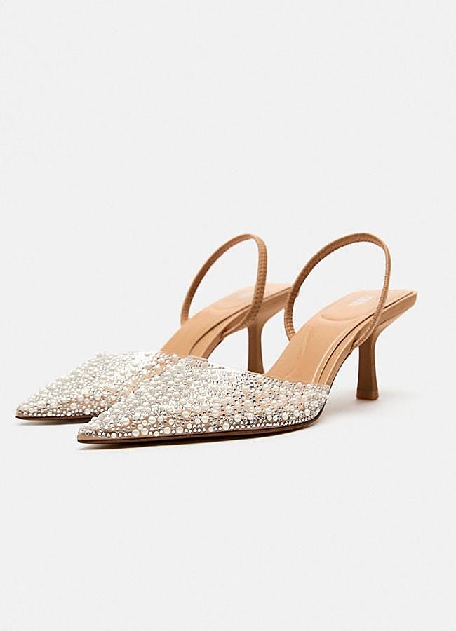 Imagen - Zapatos de tacón con detalle de perlas