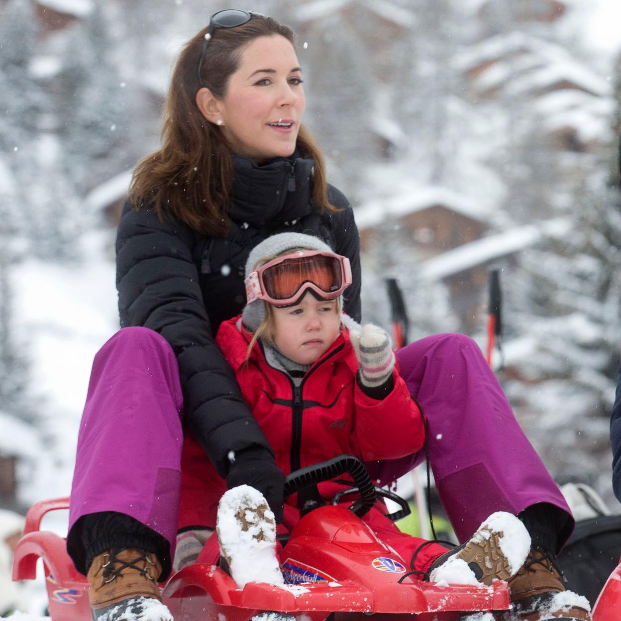Mary de Dinaraca y sus recuerdos navideños en la nieve. 