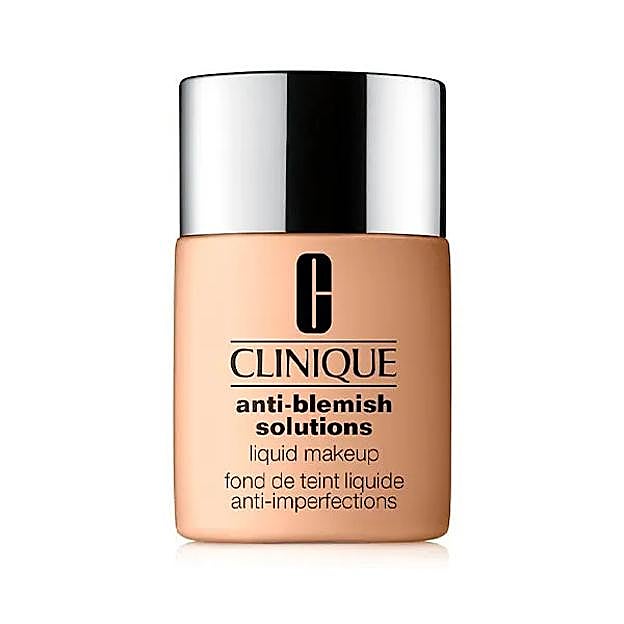 Base de maquillaje Anti-blemish de Clinique.