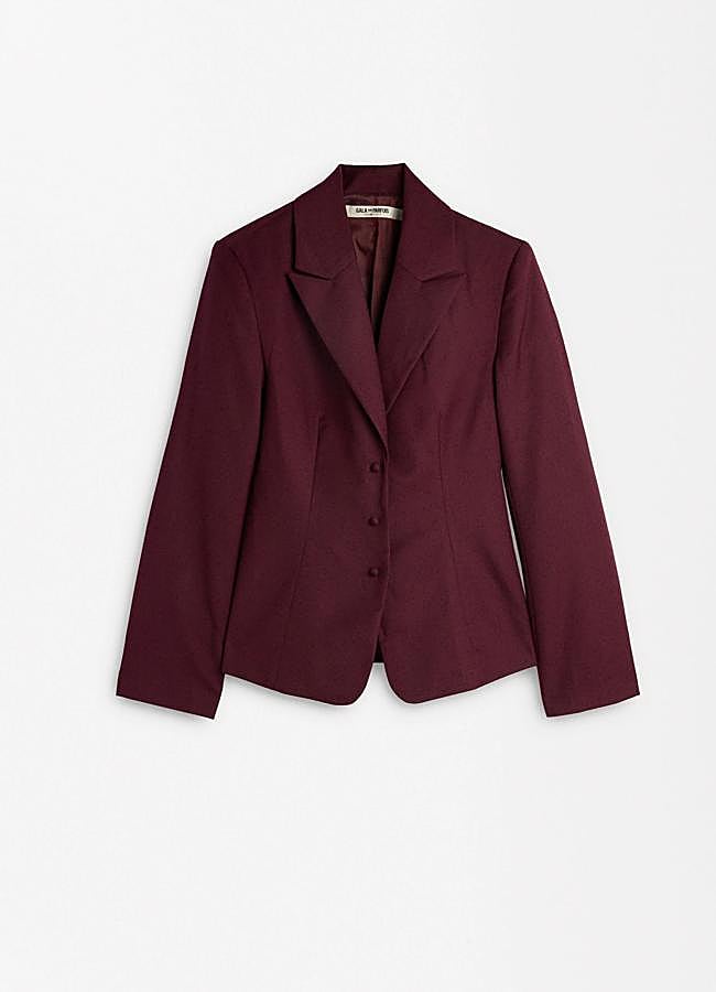 Imagen - Blazer estructurada en burdeos de Parfois.