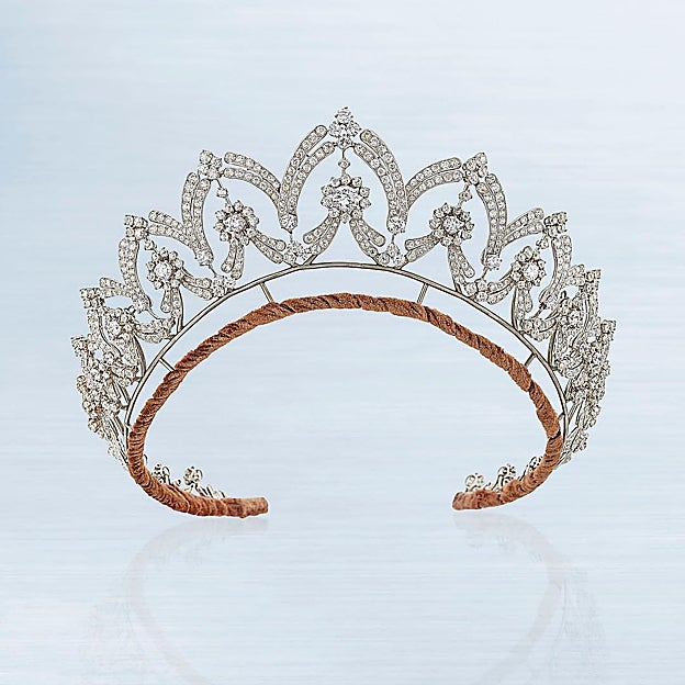 La tiara de Eugenia de Borbón. 