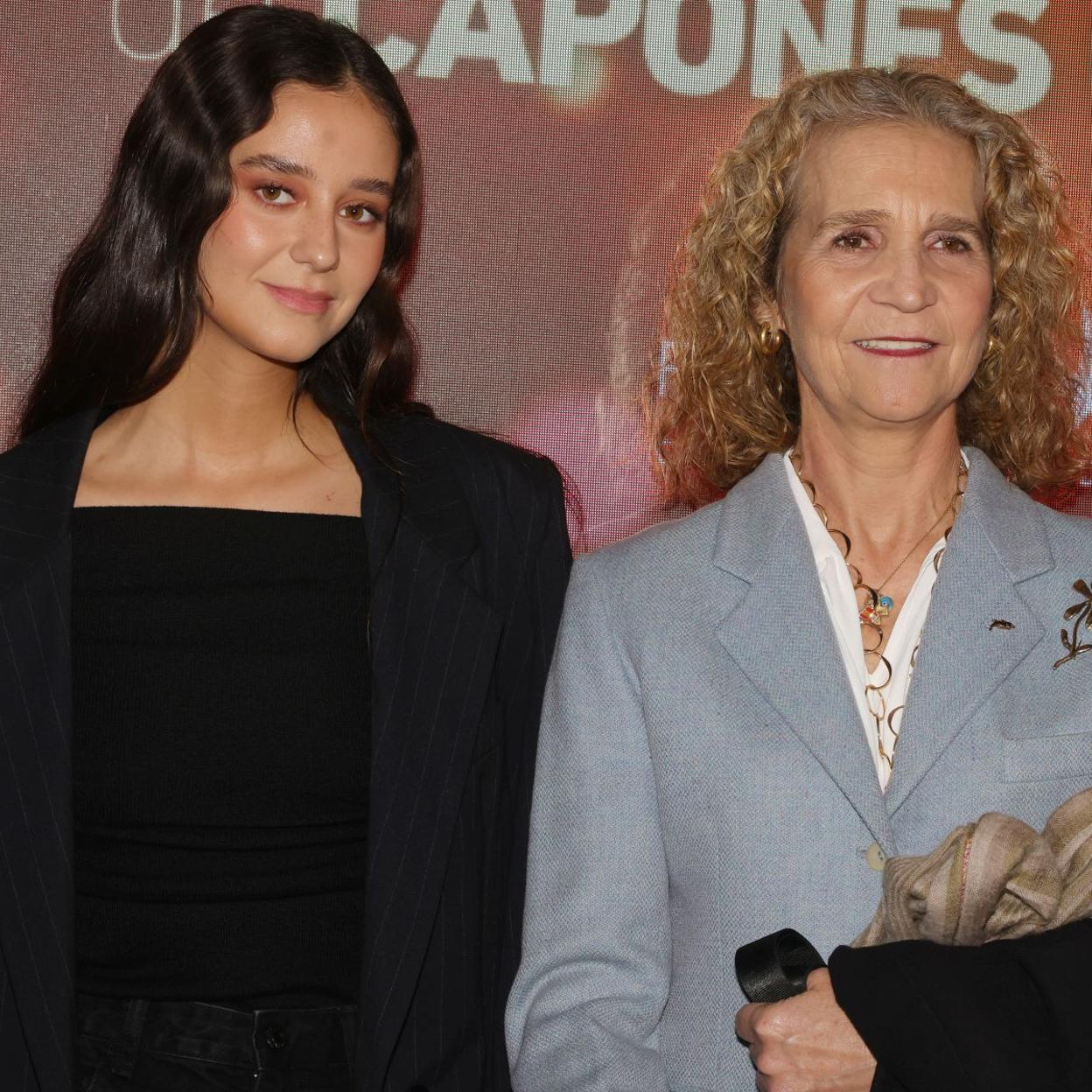 Victoria Federica y la infanta Elena, en un evento benéfico reciente. 