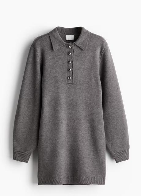Imagen - Vestido gris de H&M (39,99 euros)