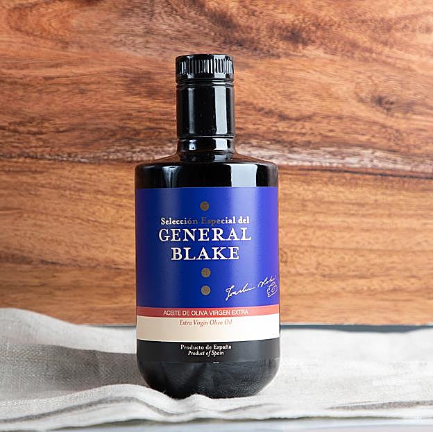 El aceite de oliva Virgen Extra Selección especial del General Blake. 