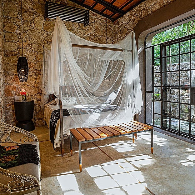 Una de las habitaciones de la propiedad. 