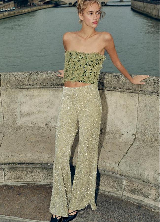 Imagen - Pantalones de lentejuelas de ZARA
