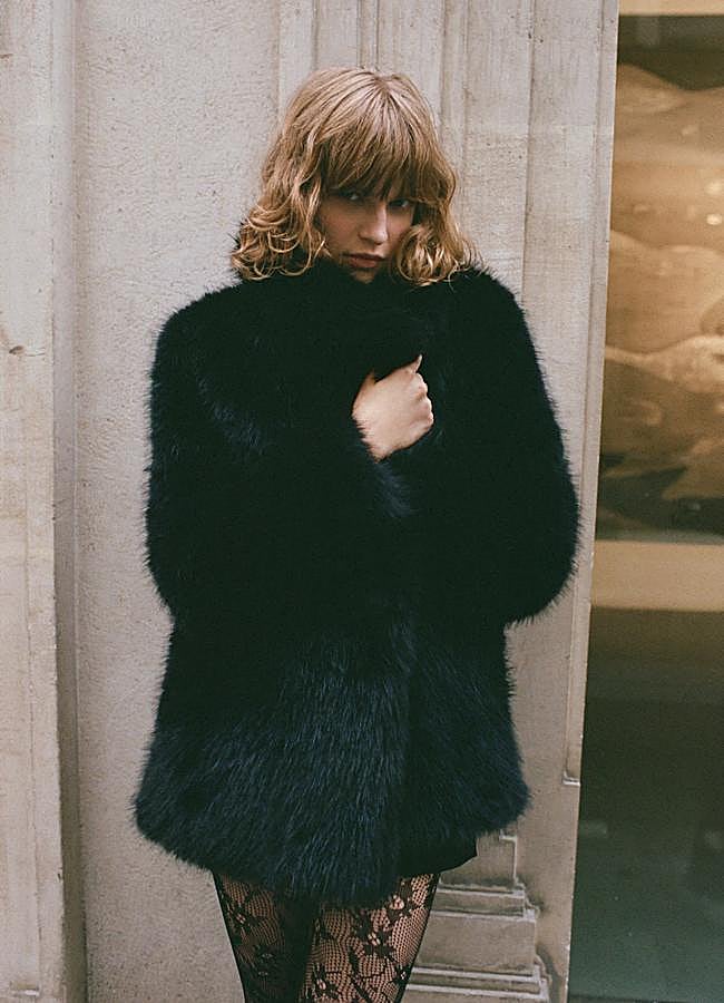 Imagen - Medias con diseño de encaje de Mango.