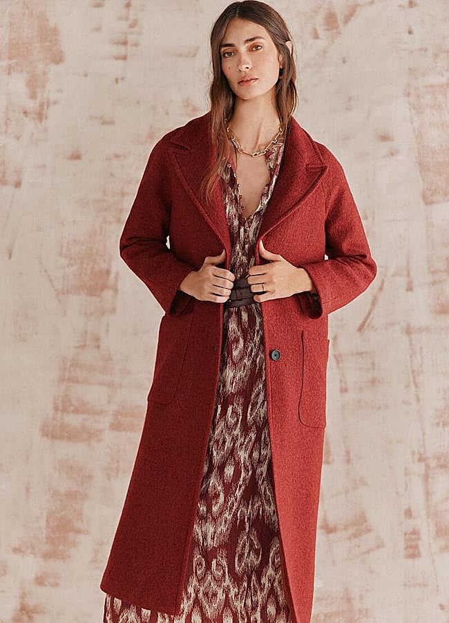 Imagen - Aroa. Abrigo largo básico de Hoss Intropia (179€ en Cortefiel)