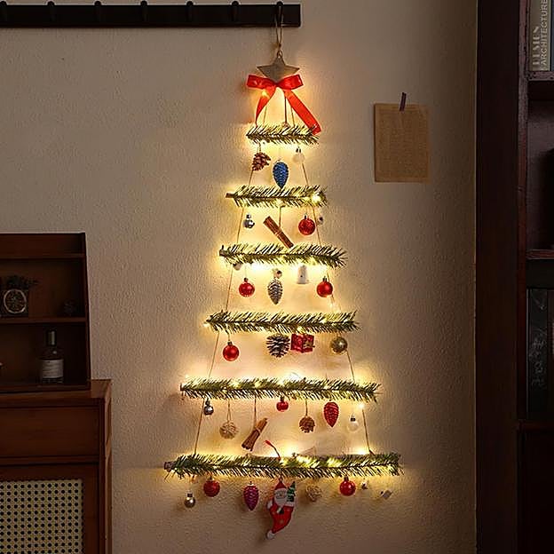 Árbol de Navidad de pared de Amazon.
