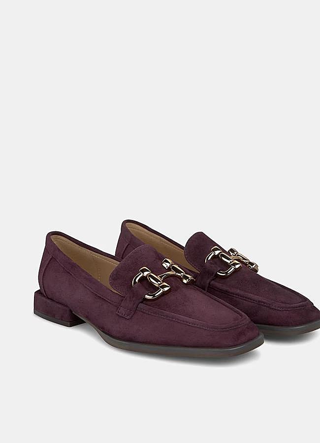 Imagen - Mocasines en burdeos de Alma en Pena (125 euros).