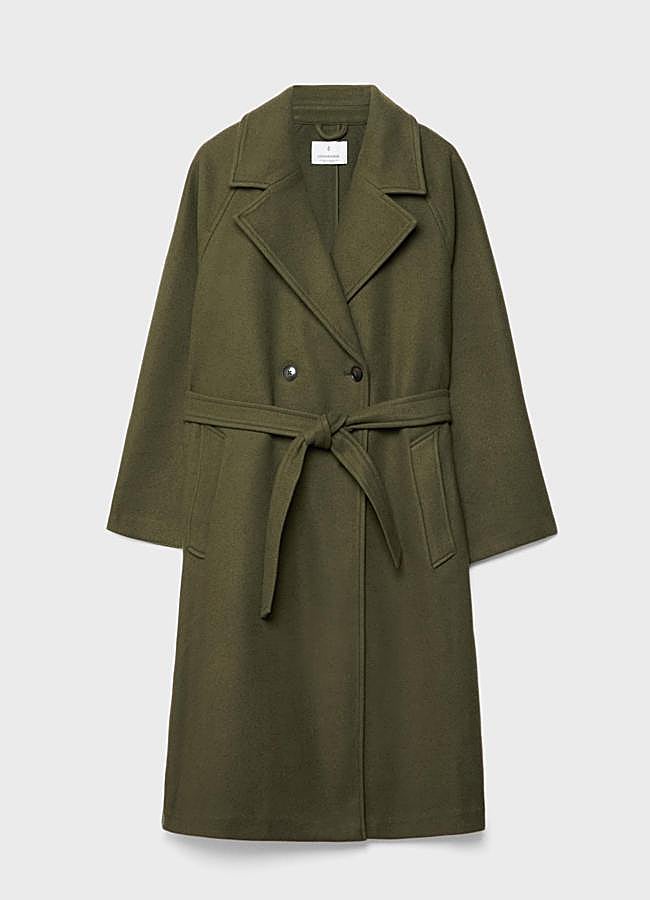 Imagen - Abrigo trench tacto suave de Stradivarius (29,99€)