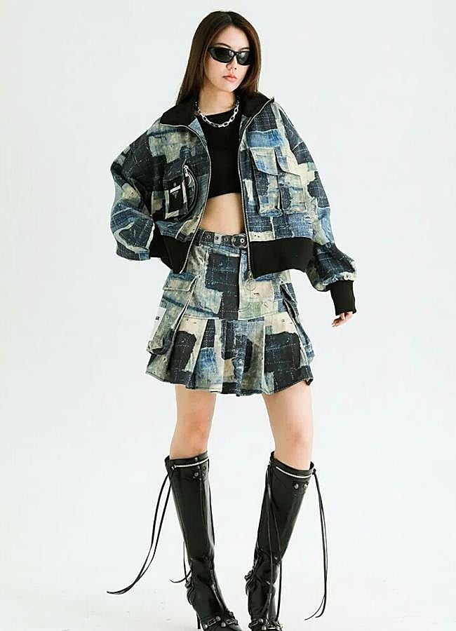 Imagen - Falda midi vaquera de varios tonos vaquero de MWM, 169 euros.