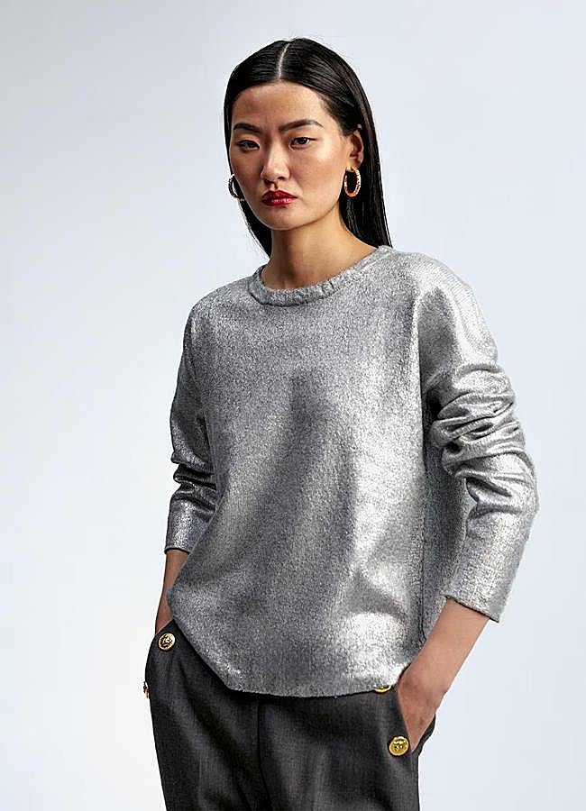 Imagen - Jersey metalizado de Lola Casademunt, 119 euros.
