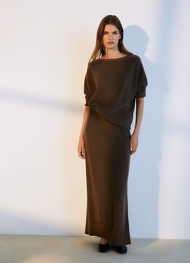 Imagen - Conjunto de punto con falda larga