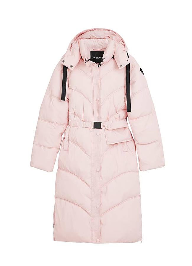 Imagen - Abrigo de mujer acolchado rosa de Desigual (219€)