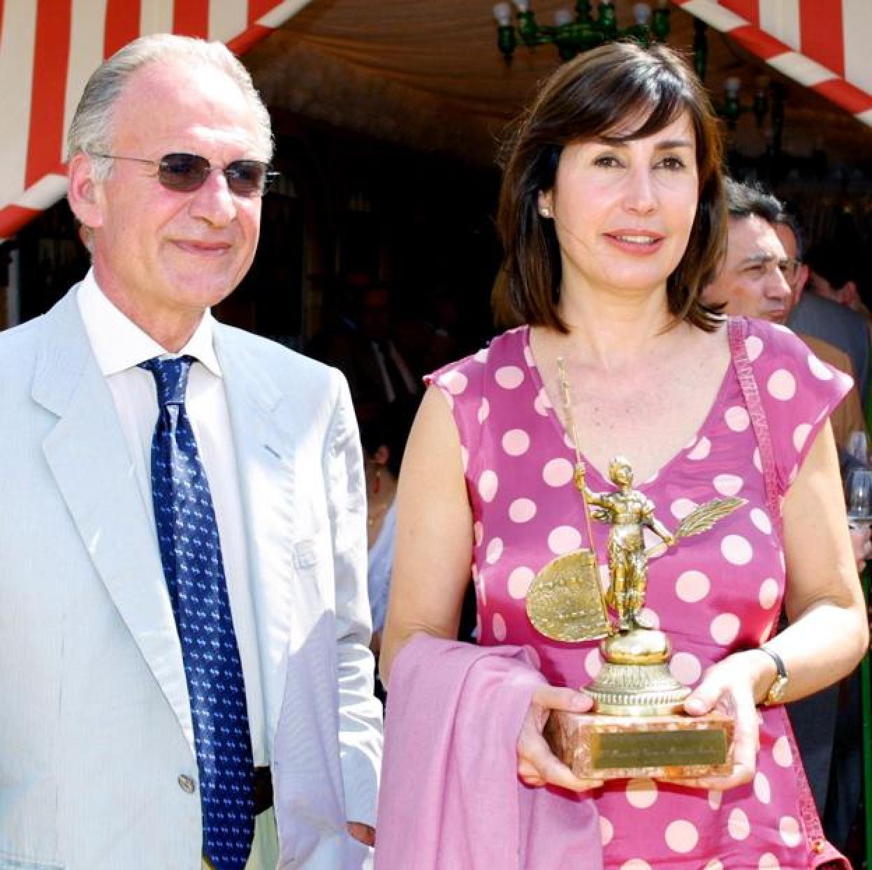 Roberto Federici y Carmen Martínez-Bordiú, en un momento feliz de su relación. 