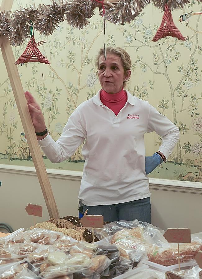 Imagen - Infanta Elena en el mercadillo solidario de Mapfre. Foto: Gtres.