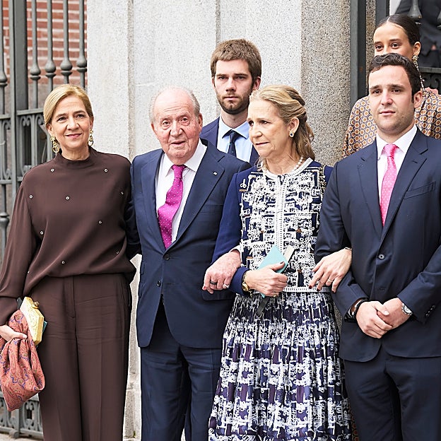 Cónclave Borbón en la boda del alcalde de Madrid. 